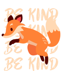 Be Kind Animal Fox Drawing Art World Kindness Day Great Gift Women's Racerback Tank