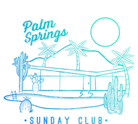 Palm Springs Sunday Club Simple Line Drawing Gift T-Shirt