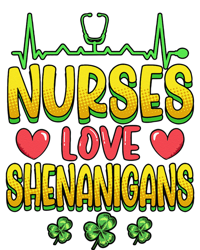 Nurses Love Shenanigans Saint Patricks Day T-Shirt