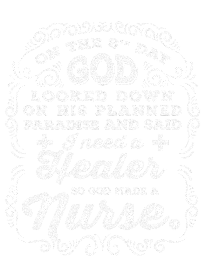 On The 8th Day God Made A Nurse, Nurses Week Cute Button