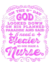 On The 8th Day God Made A Nurse, Nurses Week Funny Long Sleeve Shirt