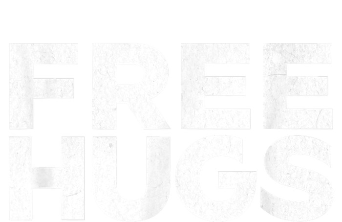 Free Hugs Tee Funny Free Hugs Women's V-Neck T-Shirt