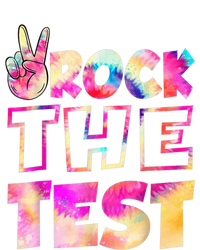 Peace Tie Dye Rock The Test Happy Testing Day Teacher Lover T-Shirt