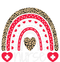 Women Nurse Tee Nurses Week Rainbow Leopard School Nurse Day Yupoong Adult 5-Panel Trucker Hat