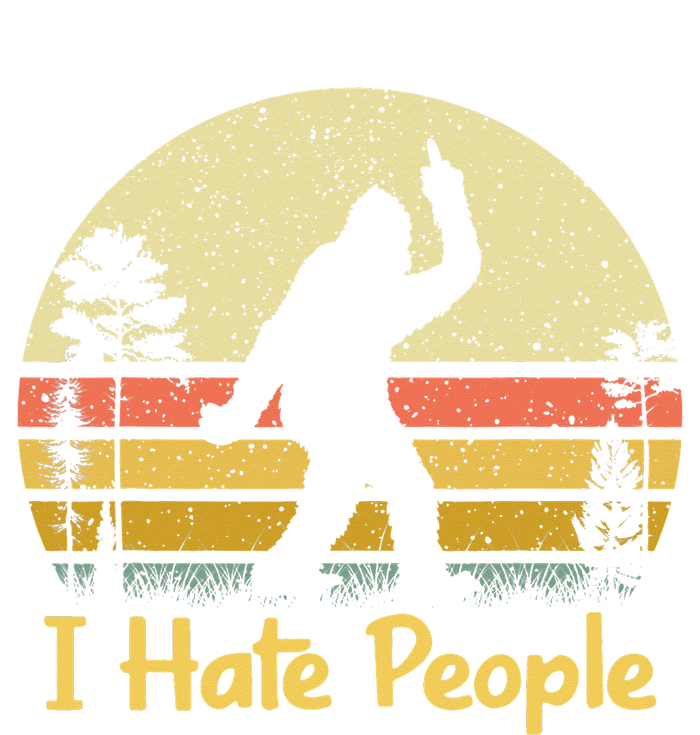 Retro Camping Bigfoot Sasquatch Middle T-Shirt