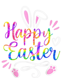 Happy Easter Bunny Rabbit Face Tie Dye Easter Day Wo Girl T-Shirt