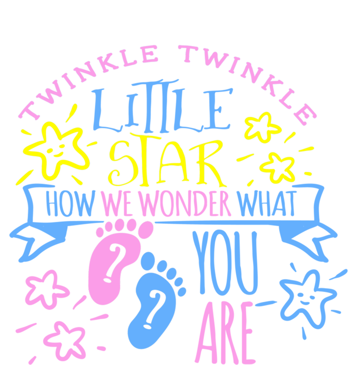 Twinkle Little Star How We Wonder What You Are Gender Reveal Gift Women's Flannel Pajama Set