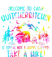 Tie Dye Welcome To Camp Quitcherbitchin Camper Women’s Perfect Tri Rocker Tank