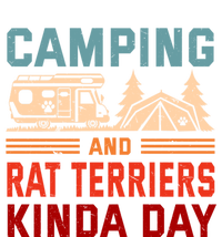 Camping And Rat Terriers Kinda Day Rattie Camper Funny Gift Kids Sweatshirt