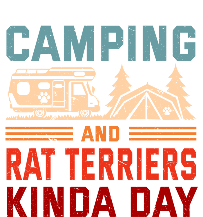 Camping And Rat Terriers Kinda Day Rattie Camper Funny Gift Kids Sweatshirt