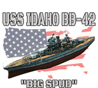 Uss Idaho Bbgift42 Battleship Veterans Day Warship Front And Back Gift 16 in Basic Backpack