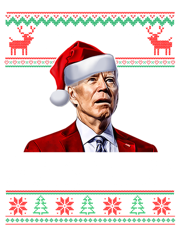 Funny Joe Biden Happy Easter Ugly Christmas Sweater Gift Women's V-Neck T-Shirt