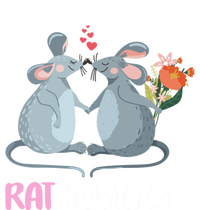 Valentine Day Gift Funny Rat Gift For Rat Lovers Gift Women's Racerback Tank