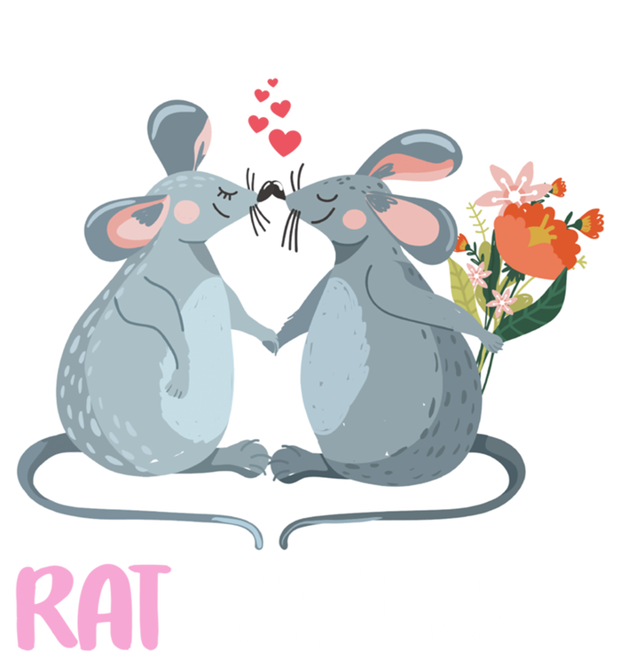 Valentine Day Gift Funny Rat Gift For Rat Lovers Gift Women's Racerback Tank