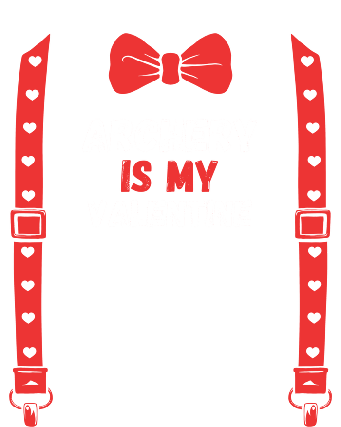 Valentines Day Custome Archery Is My Valentine For Him Funny Gift Zip Tote Bag