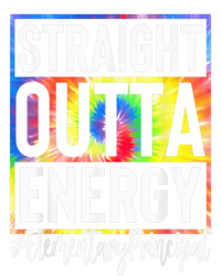 Elementary Principal Straight Outta Energy Tie Dye Tote Bag