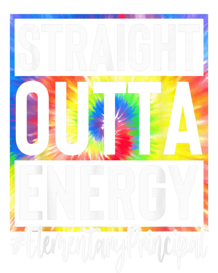 Elementary Principal Straight Outta Energy Tie Dye Tote Bag