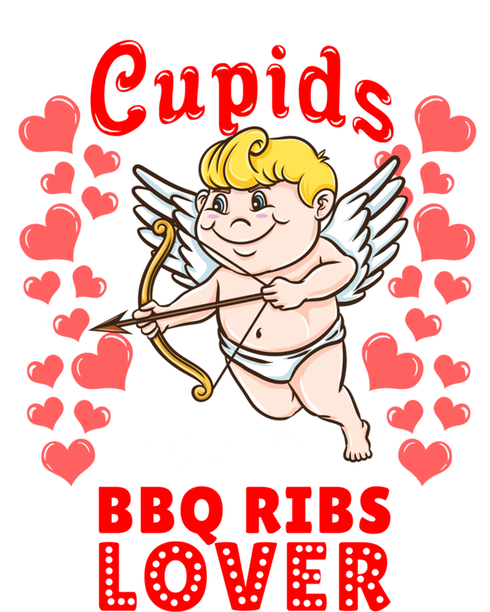 Cupids Favorite Bbq Ribs Lover Valentines Day Gift Full Zip Hoodie