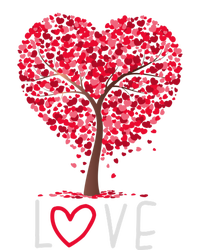 Valentines Day Love Heart Tree Matching Gift Zip Tote Bag