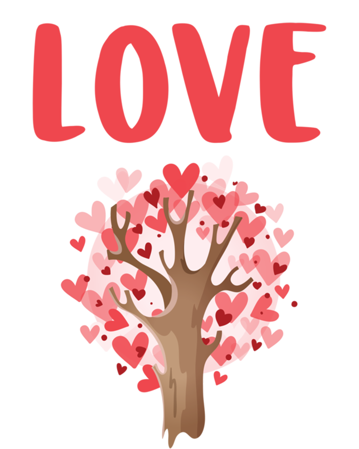 Valentines Day Gift Love Tree Heart Valentines Funny Gift T-Shirt