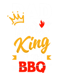 Dad The King Of The Bbq Father's Day Grill Gift Bumper Sticker