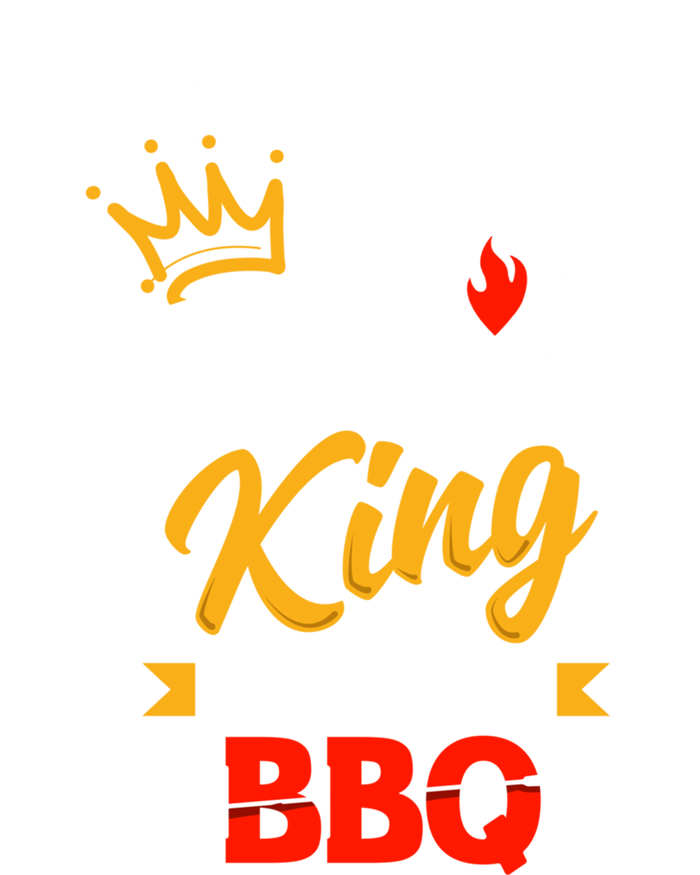 Dad The King Of The Bbq Father's Day Grill Gift Bumper Sticker