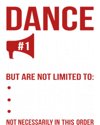 Dance Dad Duties Dancing Dad Of A Dancer Father Gift Valucap Bio-Washed Visor