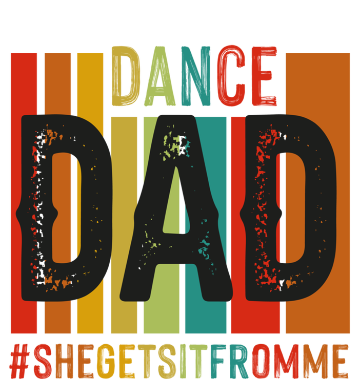 Dance Dad Street Dance Dancing Dad Fathers Day Gift Striped Beanie with Solid Band