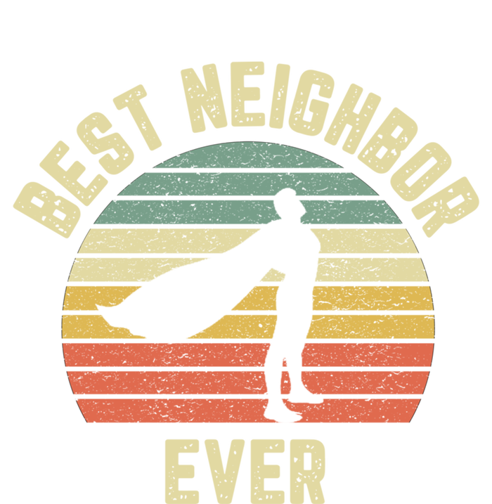 Vintage Best Neighbor Ever Superhero Fun Gift Graphic Gift Long Sleeve Shirt