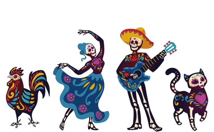 Dancing Catrina And Mariachi Musician Camiseta Day Of The Dead Gift Mesh Reversible Basketball Jersey Tank