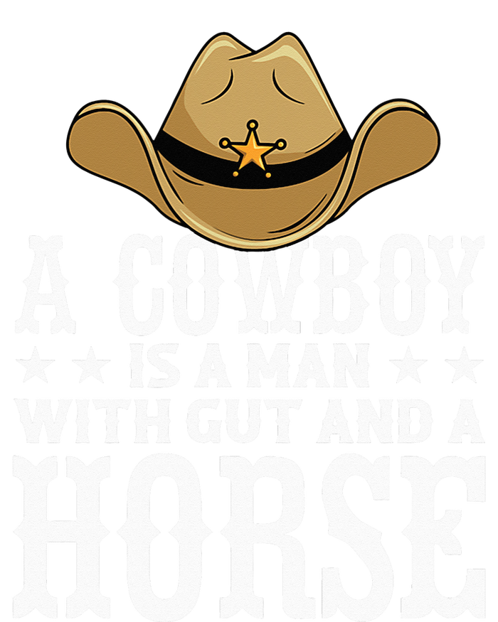 A Cow Is A Man With Gut And A Horse Cowboys Hat Cow Performance Sprint T-Shirt