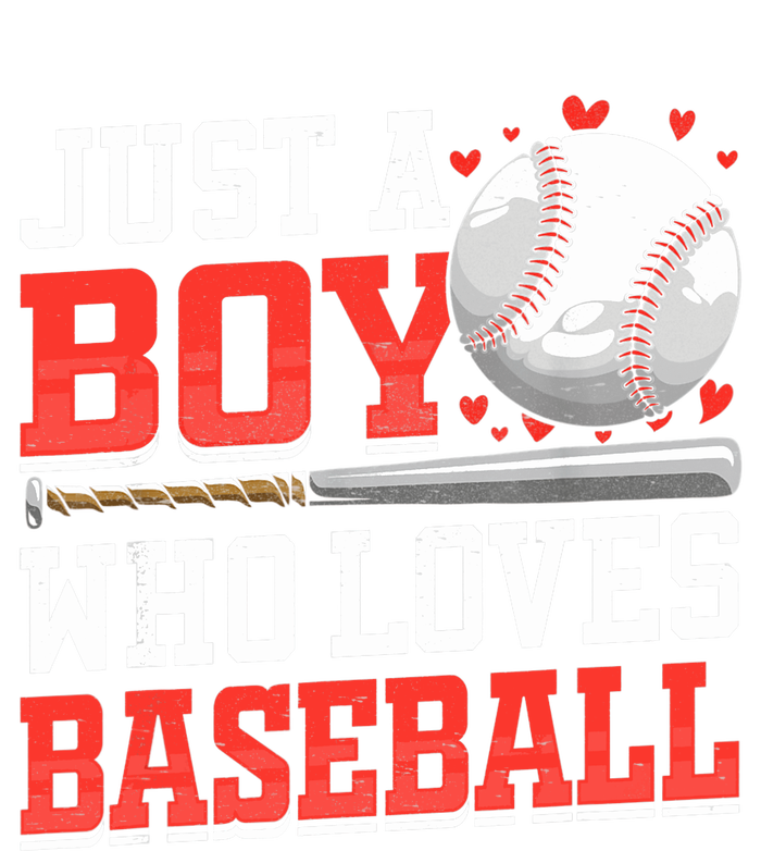 American Sport Just A Boy Who Loves Baseball Gifts For Boy Womens Funnel Neck Pullover Hood