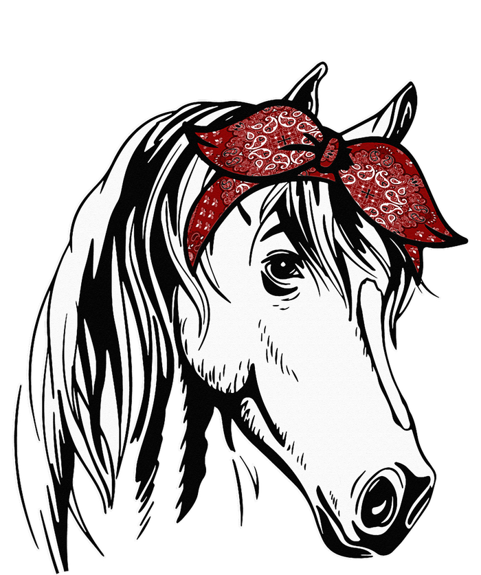 Horse Bandana for Equestrian Horseback Riding Horse Lover T-Shirt