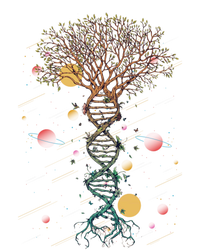 Dna Tree Life Biology Environt Science Genetics Earth Day Gift Sweatshirt Cinch Pack Bag