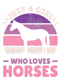 Just A Who Loves Horses  Horse Stuff T-Shirt