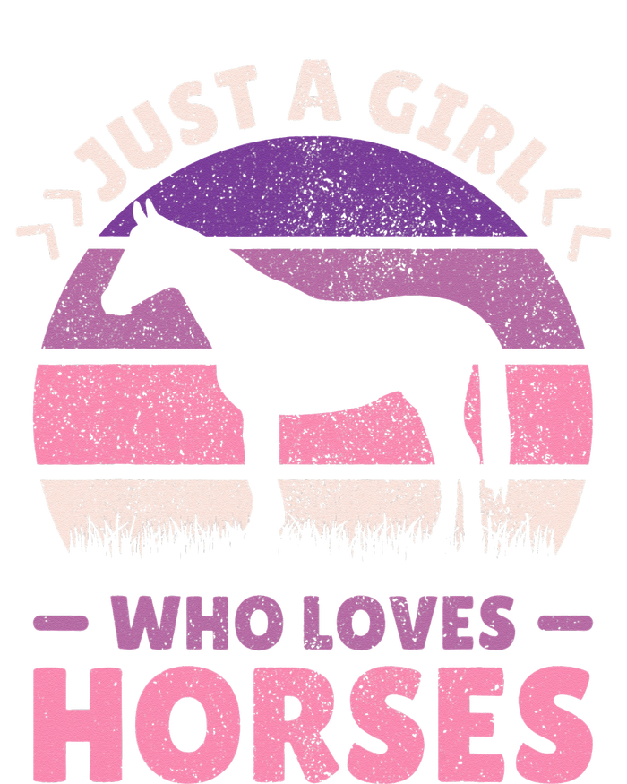 Just A Who Loves Horses  Horse Stuff T-Shirt