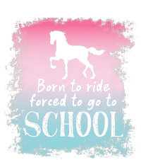 To School For Horseback Riding Horse funny Ladies Essential Tank