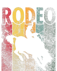 Rodeo Retro Style Cow Horse Riding Vintage Women's Perfect Tri Rocker Tank