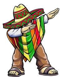 Dabbing Mexican Poncho Cinco De Mayo T-Shirt