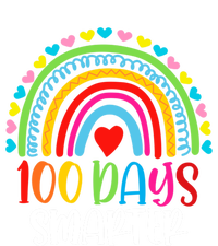 Rainbow 100 Days Of School 100 Days Smarter Gift Sustainable Knit Beanie