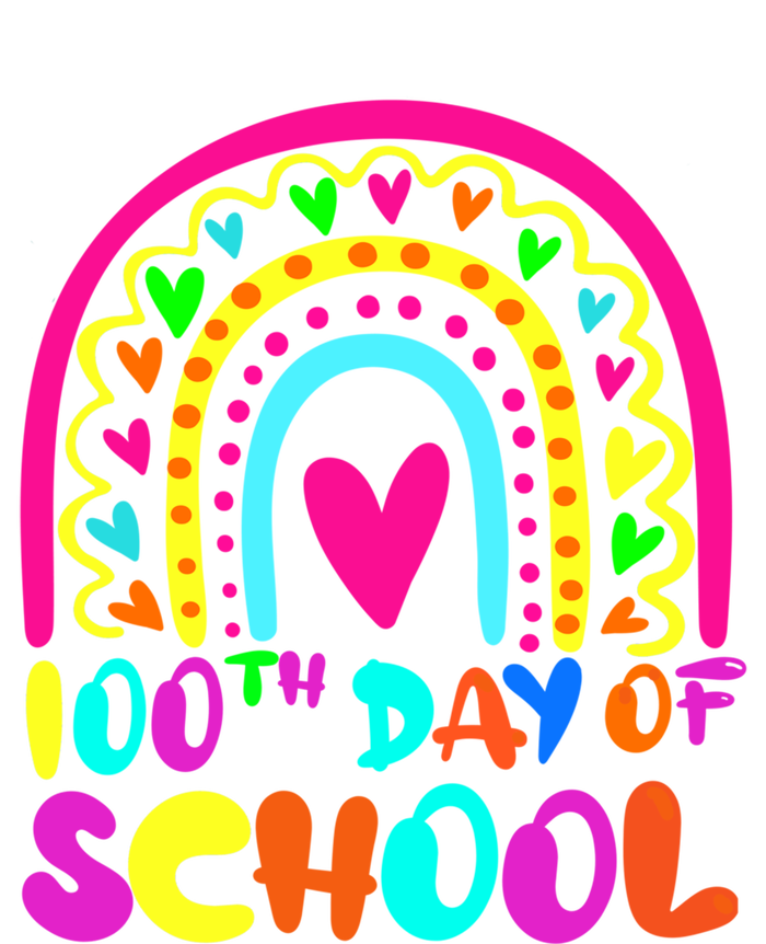 Rainbow 100 Days Of School 100th Day Of School Gift Poster