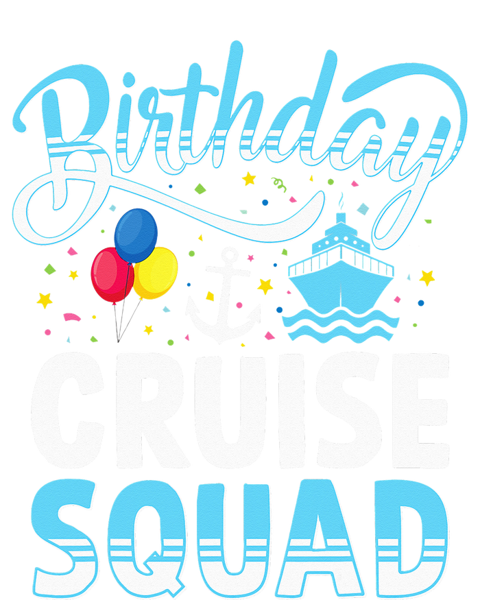 Birthday Cruise Squad Cruising Vacation Funny Crew Valucap Bio-Washed Visor