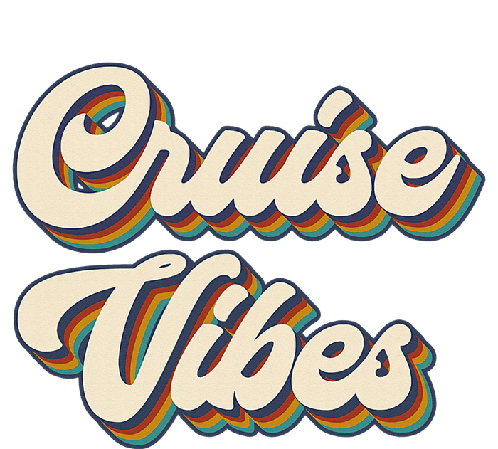 Cruise Vibes funny Family Cruise Vacation Party Striped Beanie with Solid Band