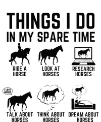 Things I Do In My Spare Time Horse Lovers T-Shirt