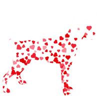 Rat Terrier Heart Dog Valentine's Day Gift T-Shirt