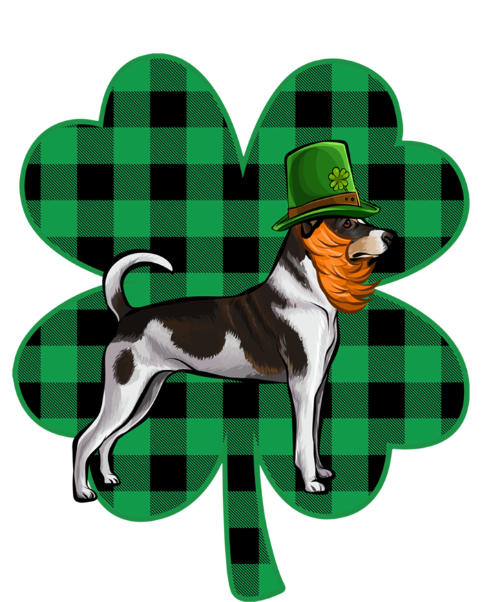 Rat Terrier Leprechaun St Patricks Day Lucky Clover Great Gift Canvas