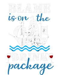 Funny Cruise Gifts Blame It On The Drink Package Tie-Dye Long Sleeve Shirt