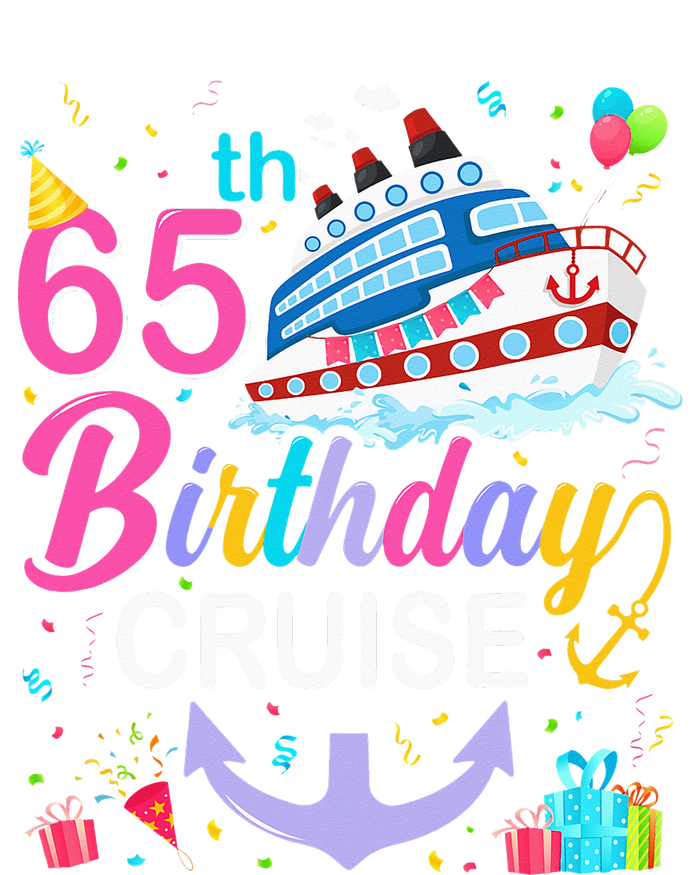 65th Birthday Cruise 65 Years Old Cruising Crew Bday Party T-Shirt