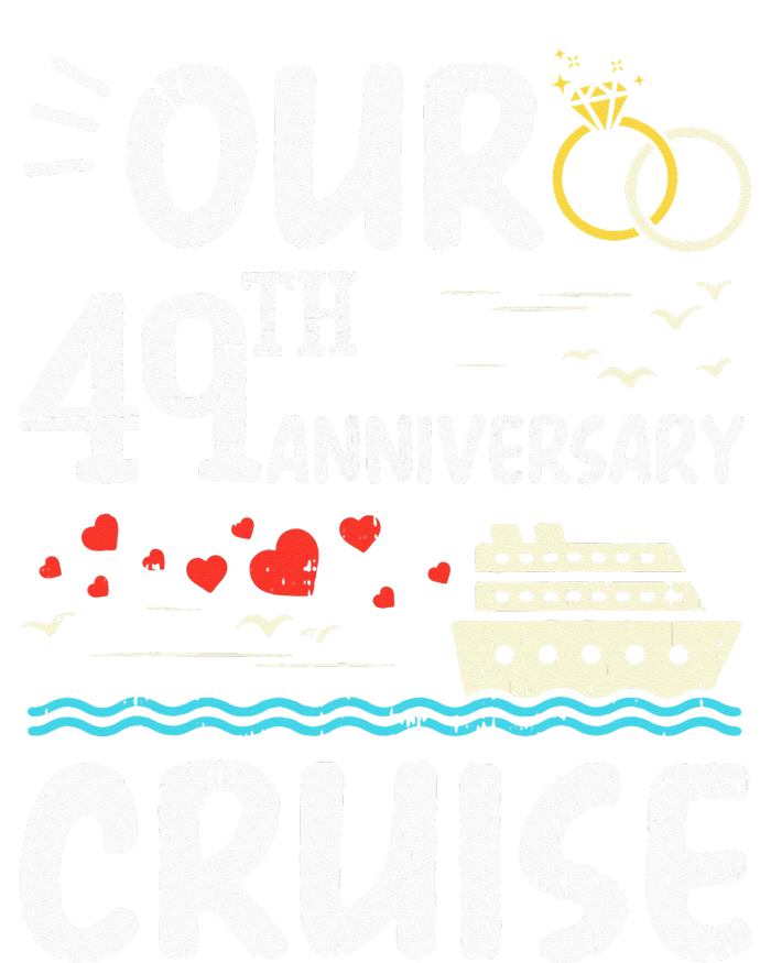 Our 49th Anniversary Cruise Trip Wedding Husband Wife Couple Tank Top