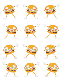 Dabbing Hamburger Cheeseburger Dancing Burger Lovers Cute Legacy Cool Fit Booney Bucket Hat